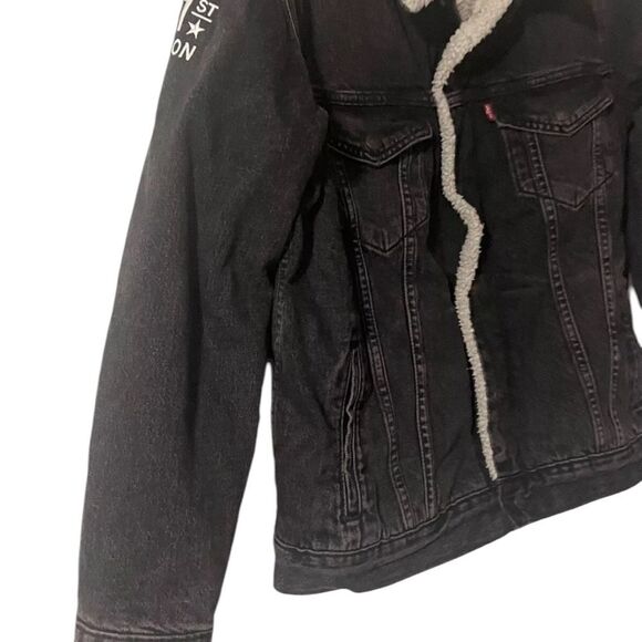 Levi’s Sherpa Denim Jacket Size Medium Brand New - Picture 4 of 15